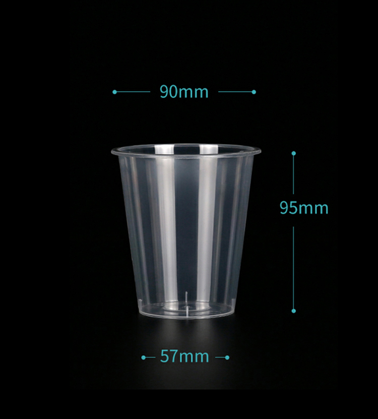 12 oz pp clear cup disposable 360ml plastic injection cup with lid