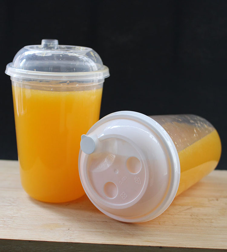 16 Oz Clear Plastic Injection Cup Disposable 500ml Pp Plastic Smoothie Juice Frozen Drink Cups