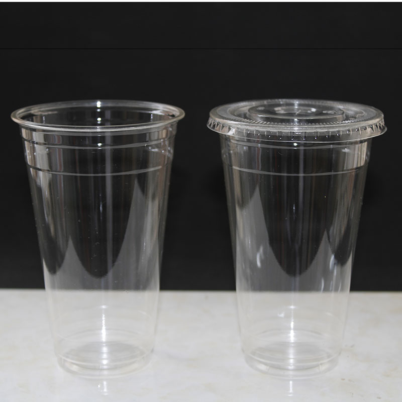 16 oz pla clear cup eco friendly biodegradable compost takeaway pla plastic cup cold drink cup