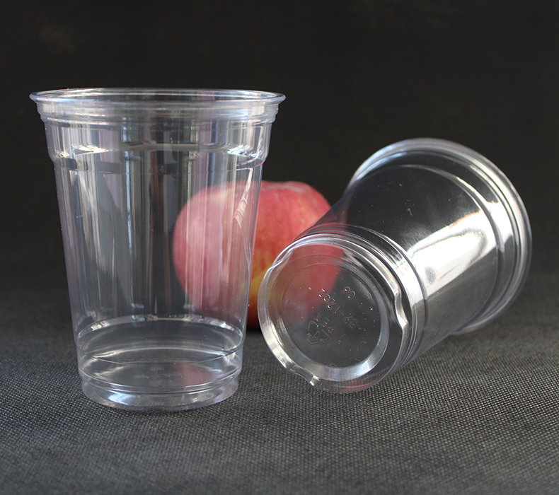 12 oz PLA clear biodegradable coffee cups