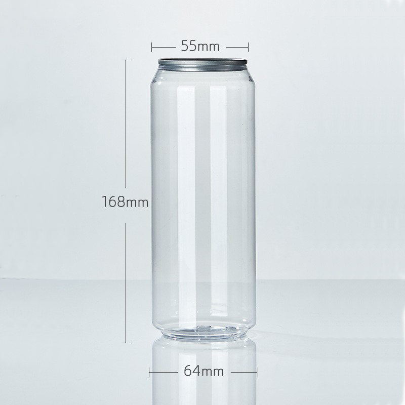 500 ml pet plastic can juice beverages bottles with lids wholesale